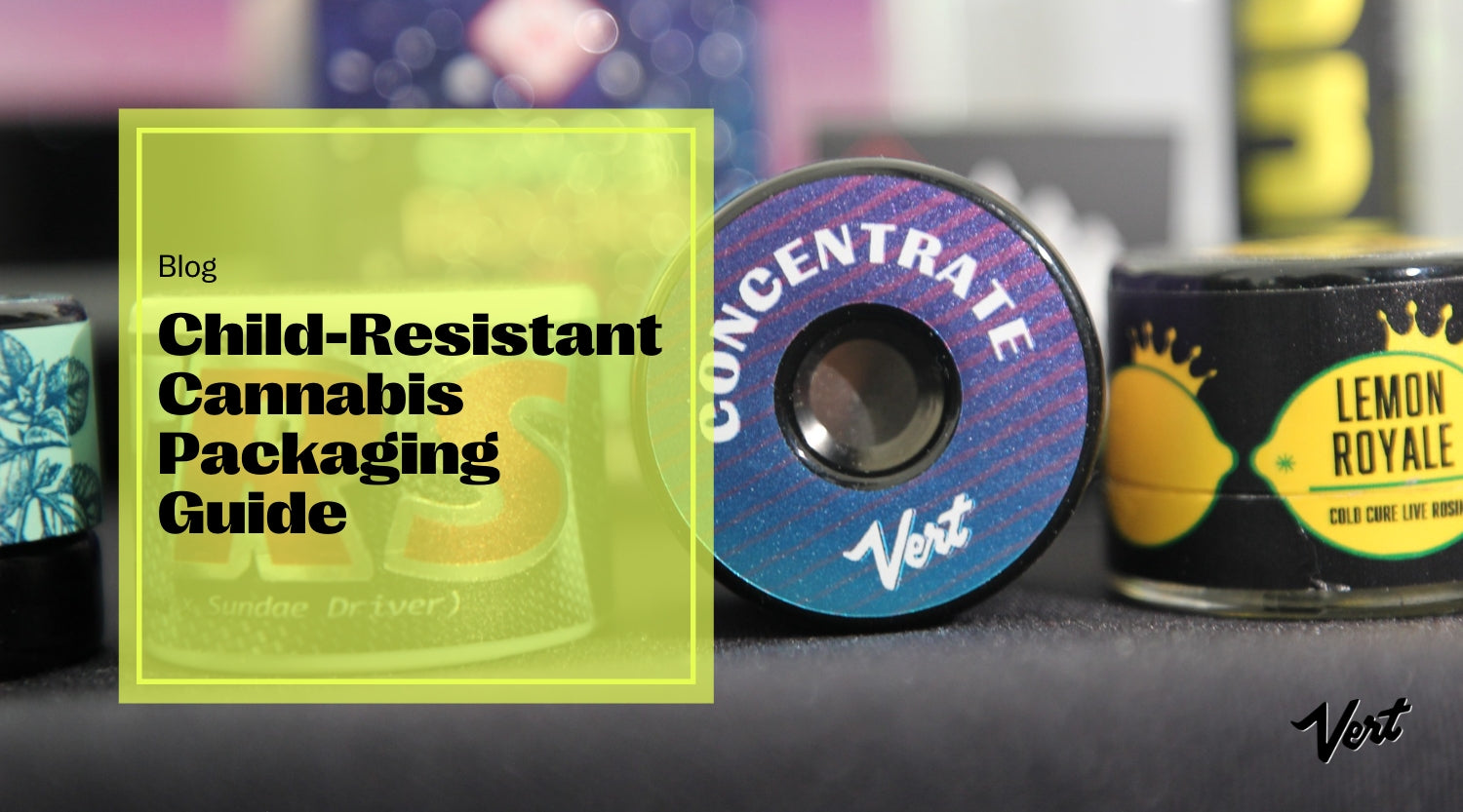 child resistant cannabis packaging